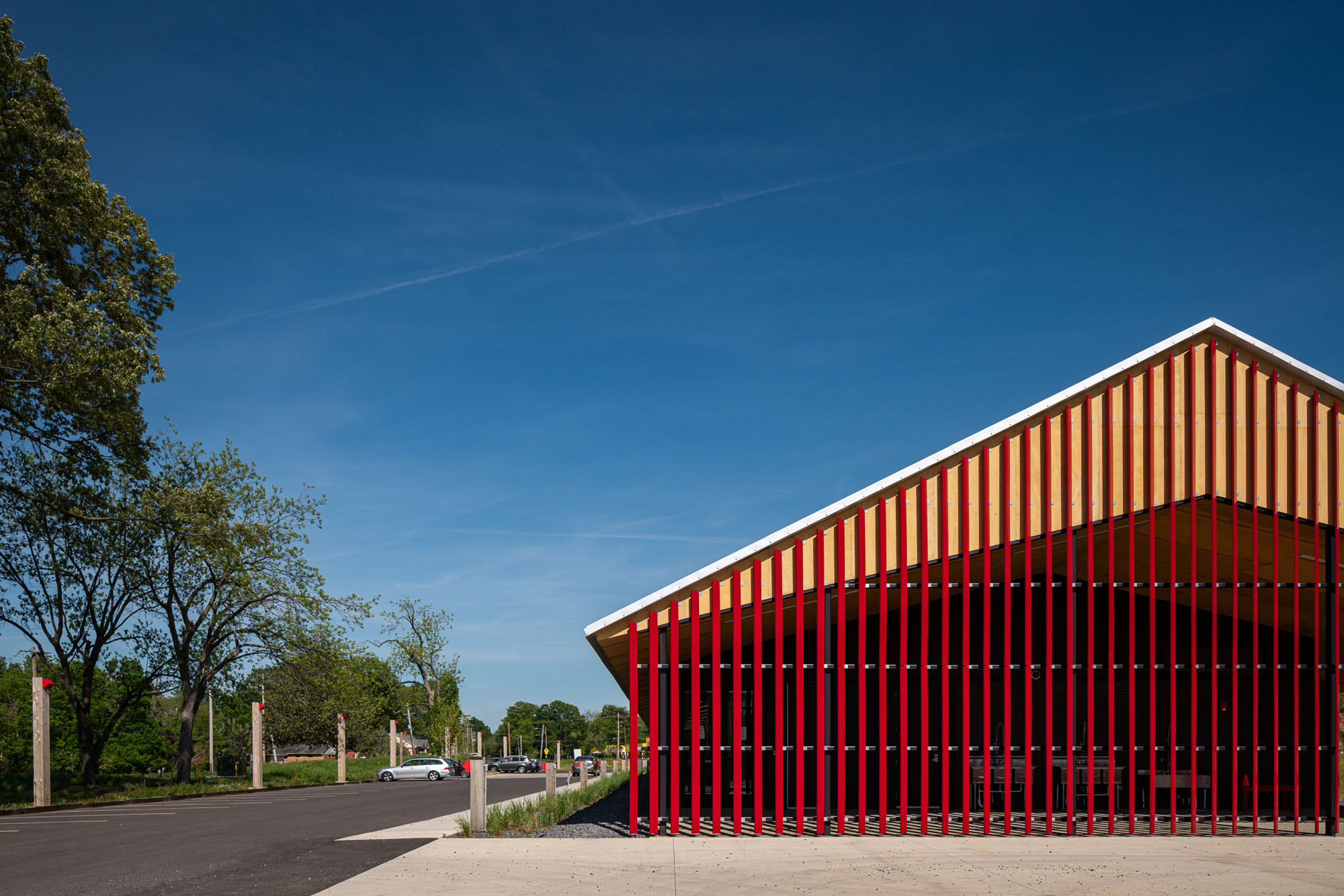 Exterior profile of the Frayser Farm Project for Girl's Inc, Rachel S. Lester
