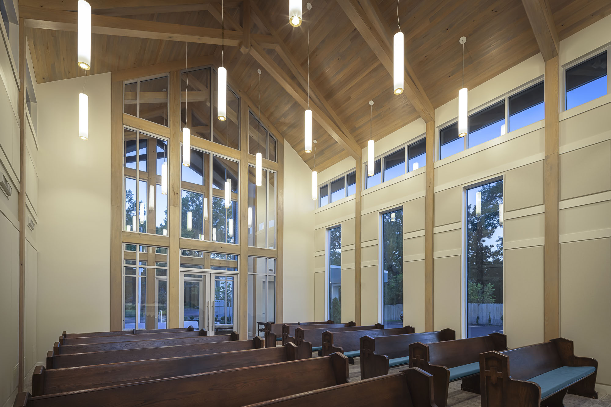 Interior image of the Third Church of Christ Scientist building, Rachel S. Lester