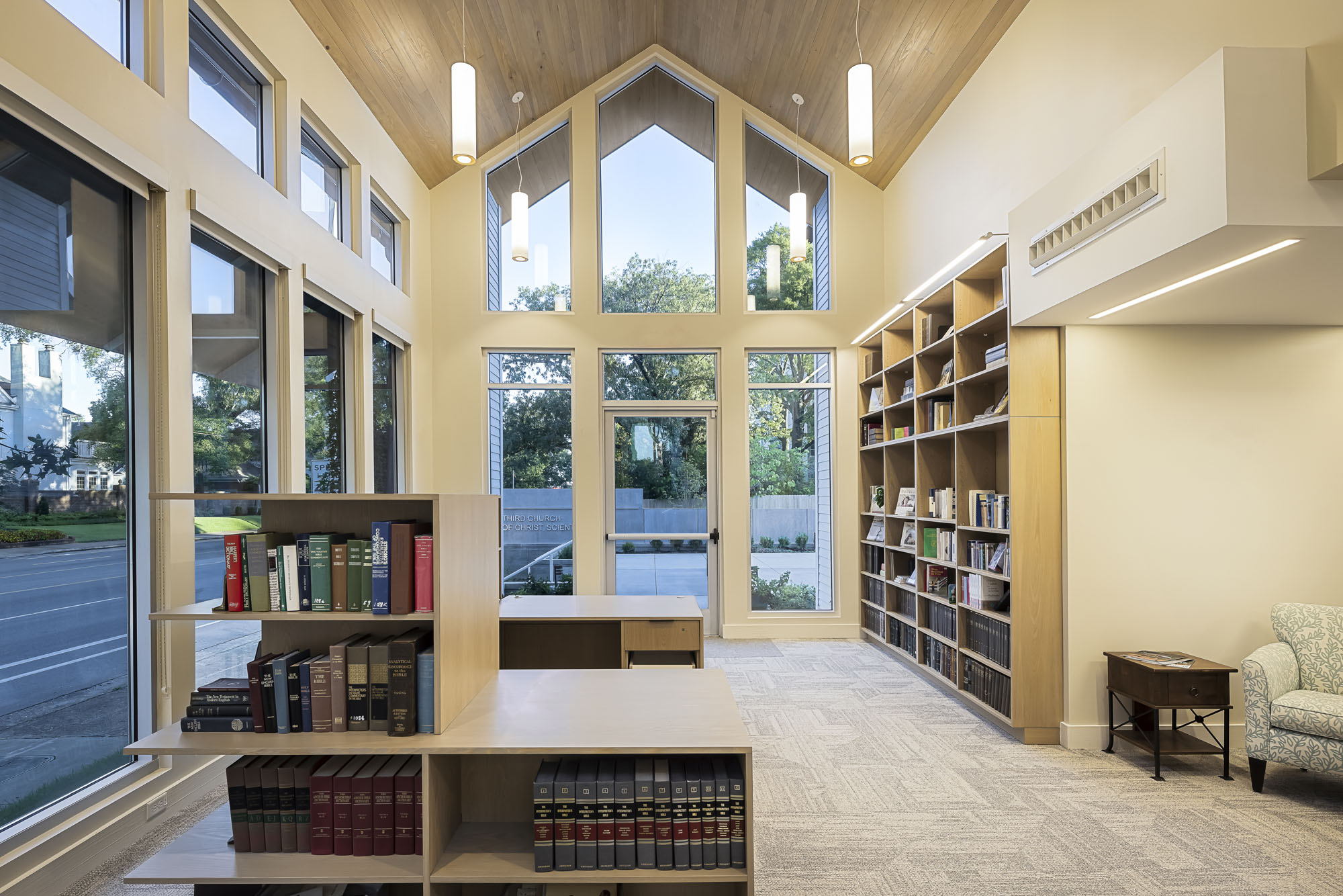 Interior image of the Third Church of Christ Scientist building, Rachel S. Lester