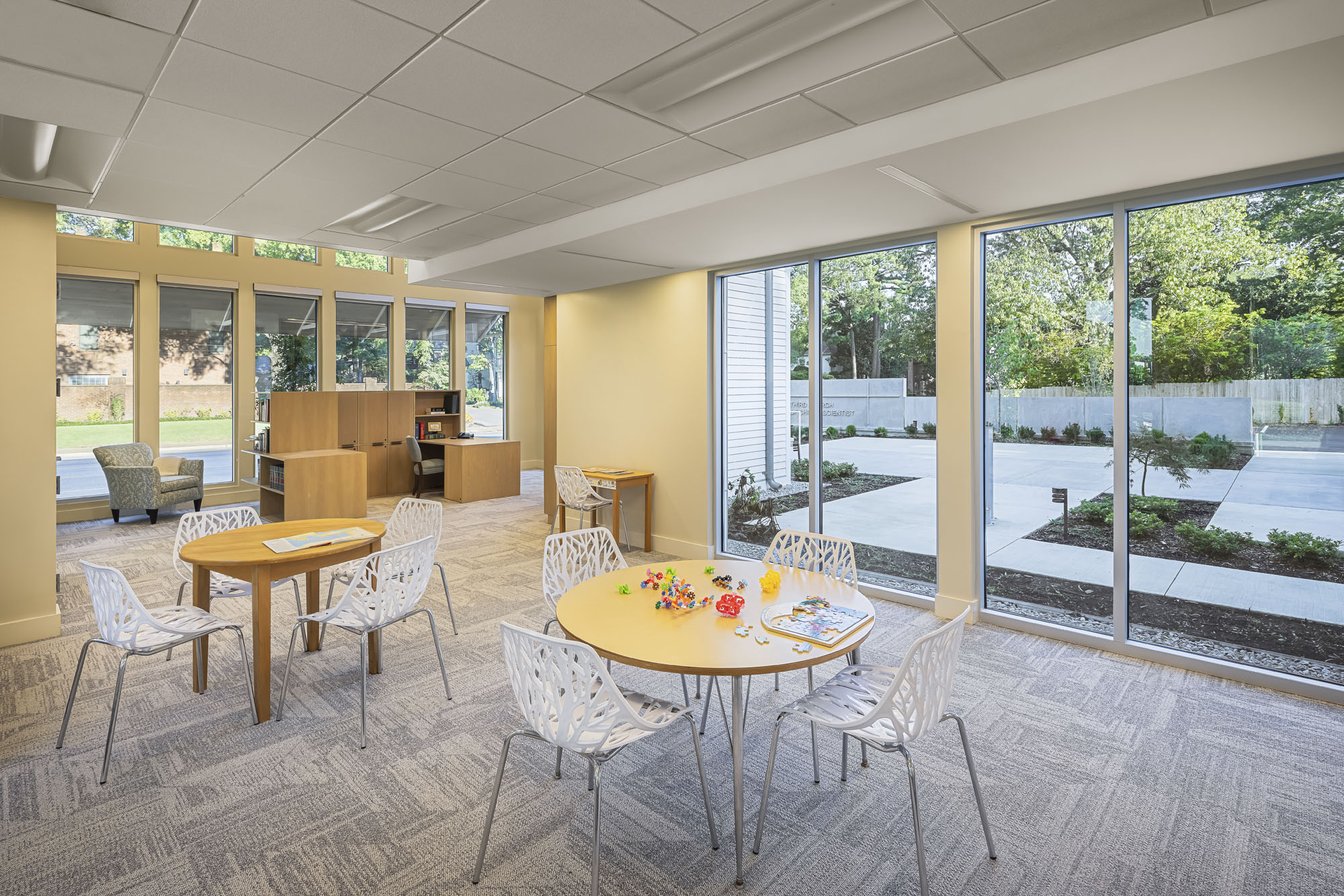 Interior image of the Third Church of Christ Scientist building, Rachel S. Lester