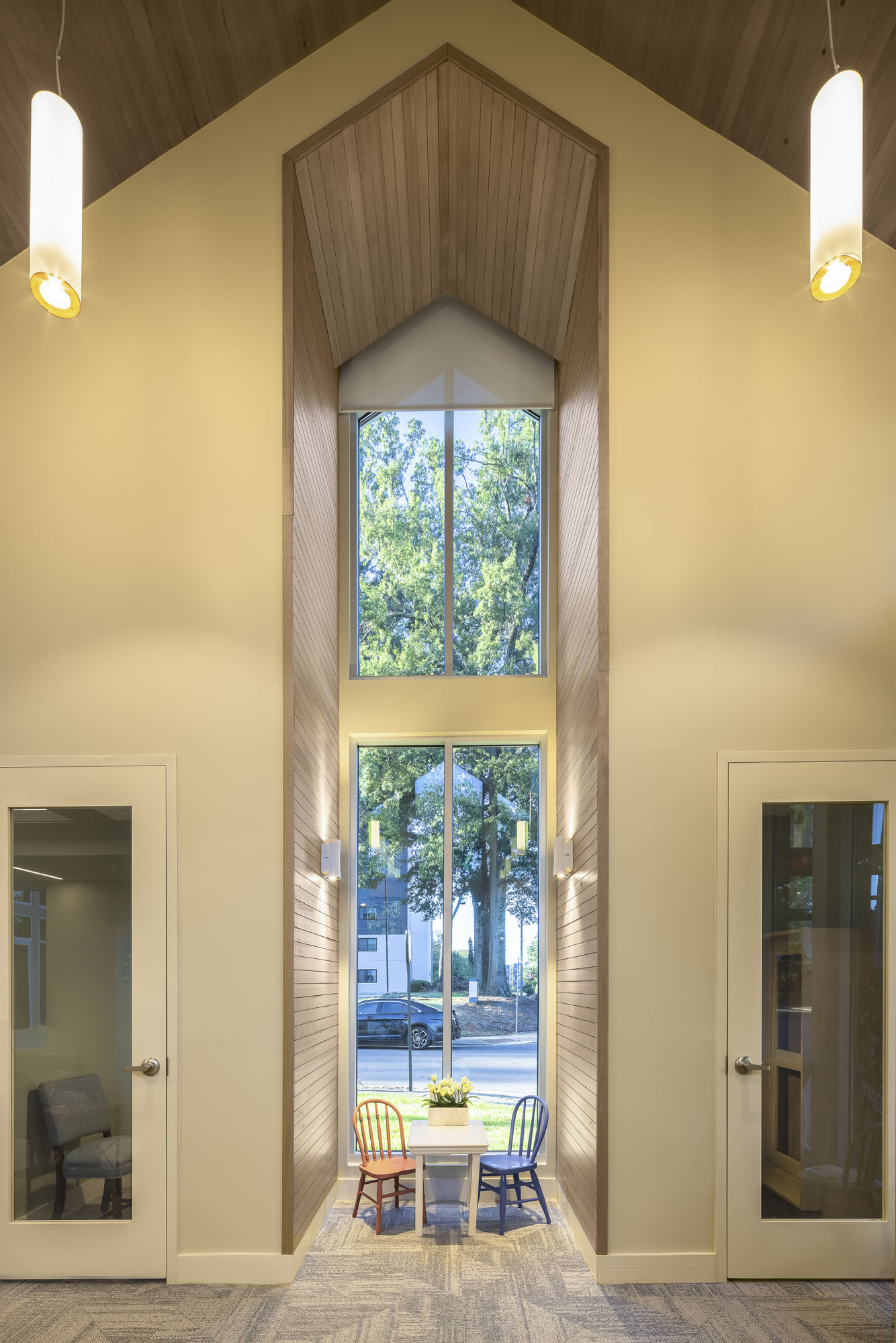 Interior image of the Third Church of Christ Scientist building, Rachel S. Lester