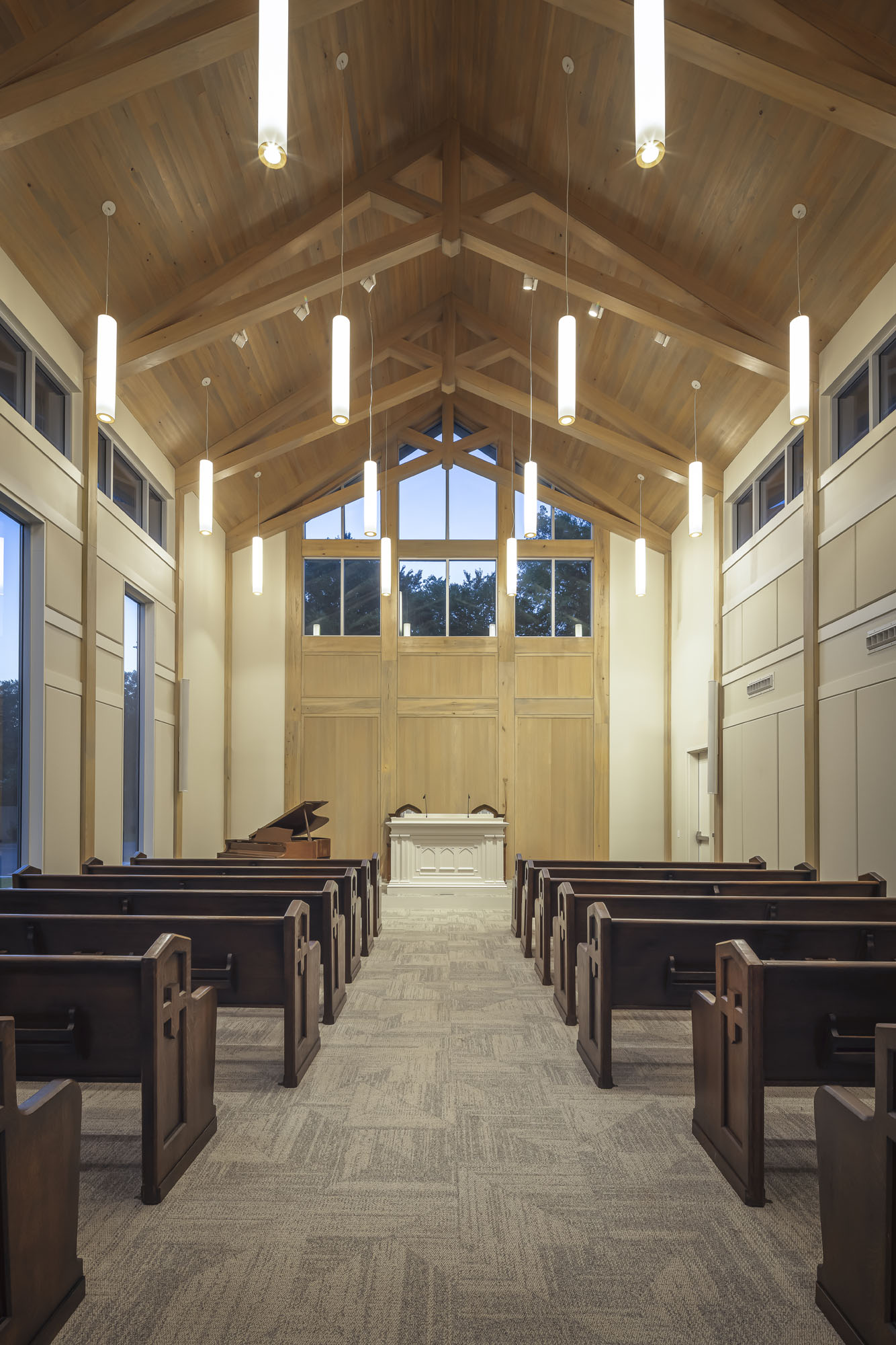 Interior image of the Third Church of Christ Scientist building, Rachel S. Lester