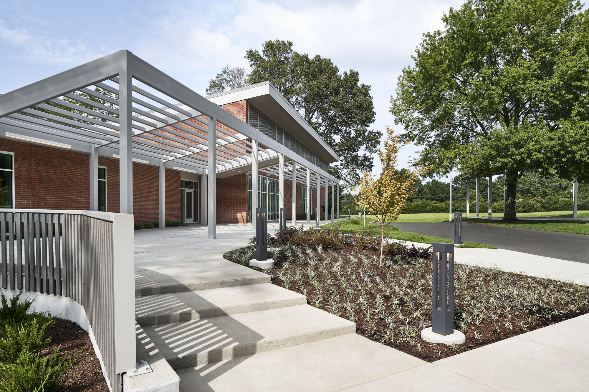 Exterior profile of the Youth Villages building project in Bartlett, Tennessee, Rachel S. Lester