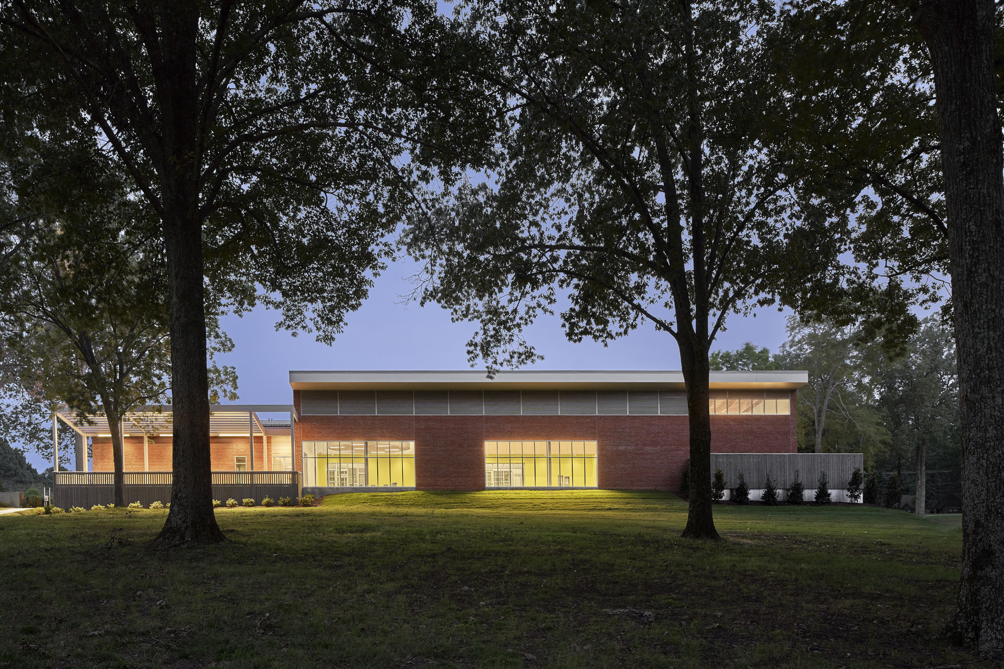 Exterior profile of the Youth Villages building project in Bartlett, Tennessee, Rachel S. Lester