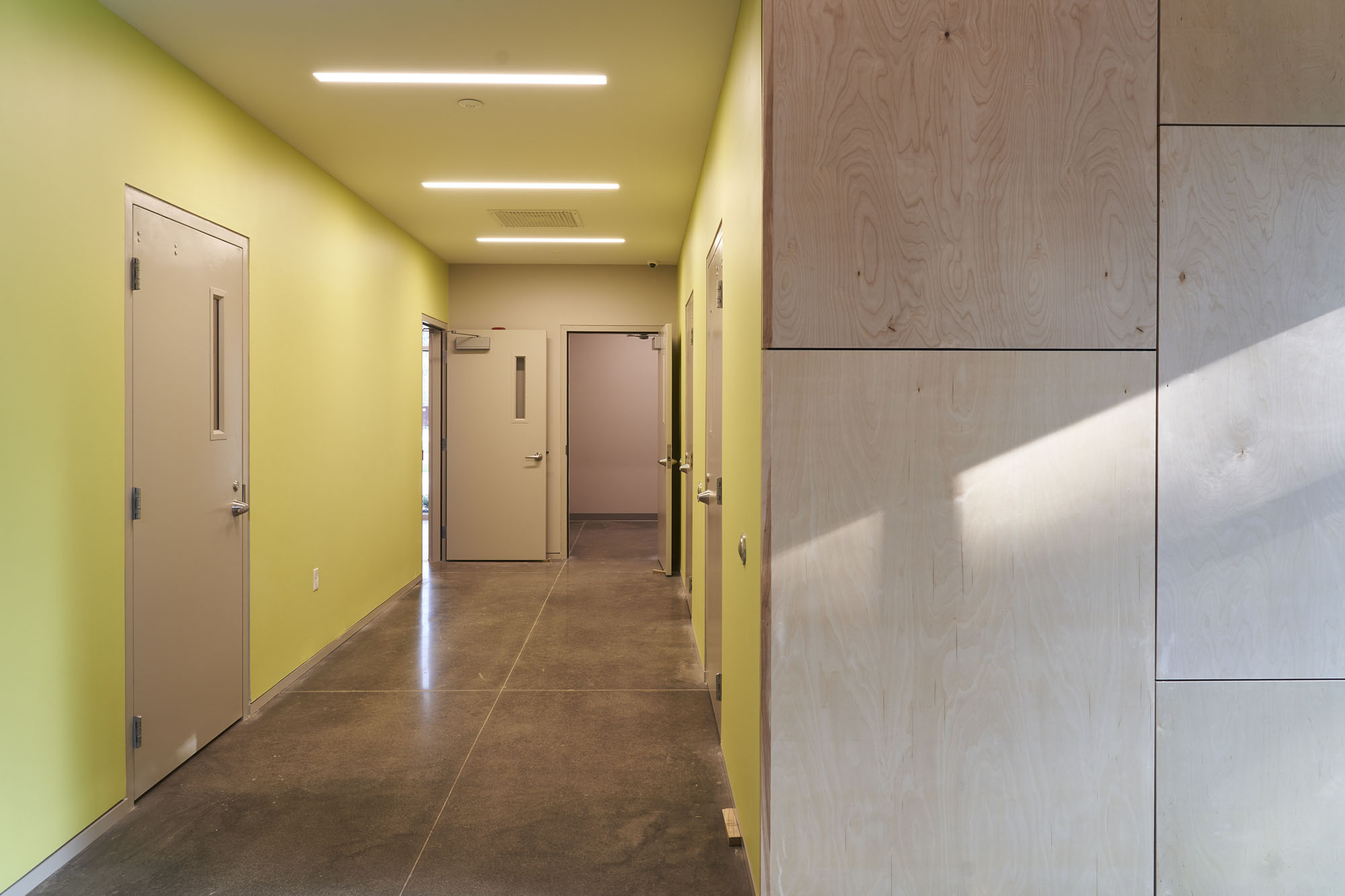 Interior profile of the Youth Villages building project in Bartlett, Tennessee, Rachel S. Lester