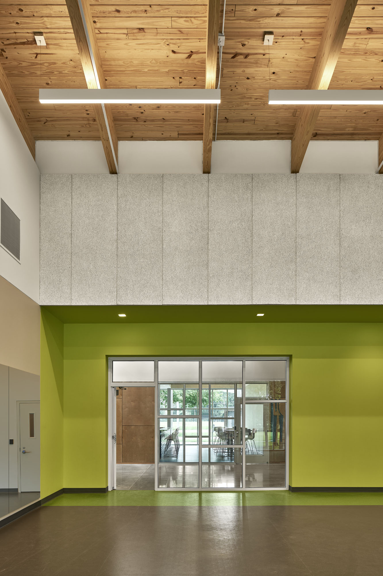Interior profile of the Youth Villages building project in Bartlett, Tennessee, Rachel S. Lester